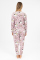Pijama snoopy velour Rosado
