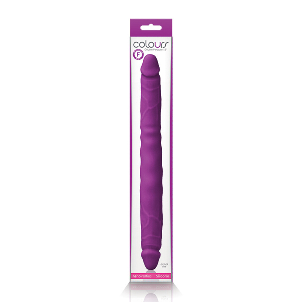 Doble Dildo Realístico Colours 30 cm - Violeta 