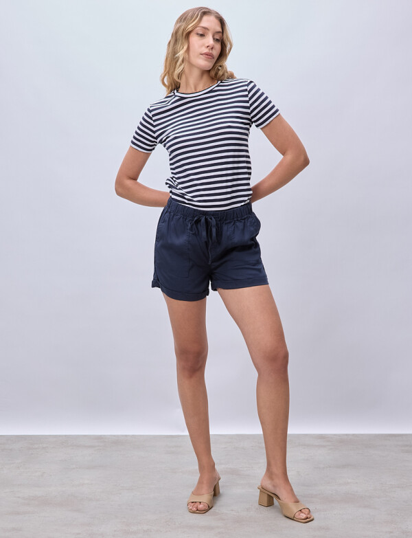 Short Tencel AZUL