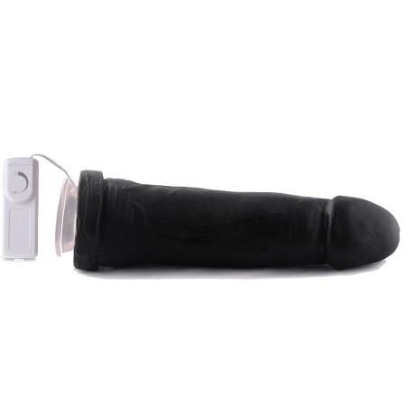 Vibrador Super Large Con Ventosa Negro