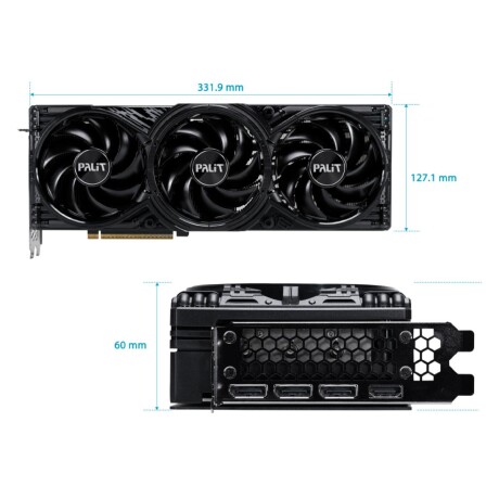 Tarjeta Palit Geforce Rtx 5080 Gamingpro 16GB D7 001