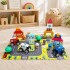 Juego Ciudad Bloques Y Autitos Encastre TopBright Madera Gris 1
