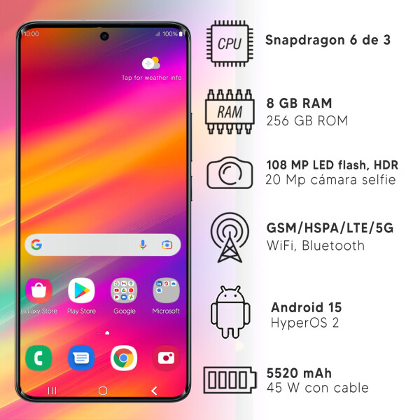 Xiaomi Note 15 5g 8gb Ram 256gb CEL XIAOMI NOTE 15 5G 8/256GB NEGRO