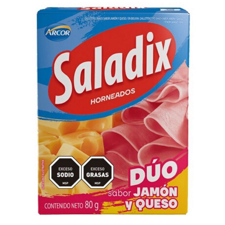 SNACKS SALADIX 80G DUO QUESO/JAMON SNACKS SALADIX 80G DUO QUESO/JAMON