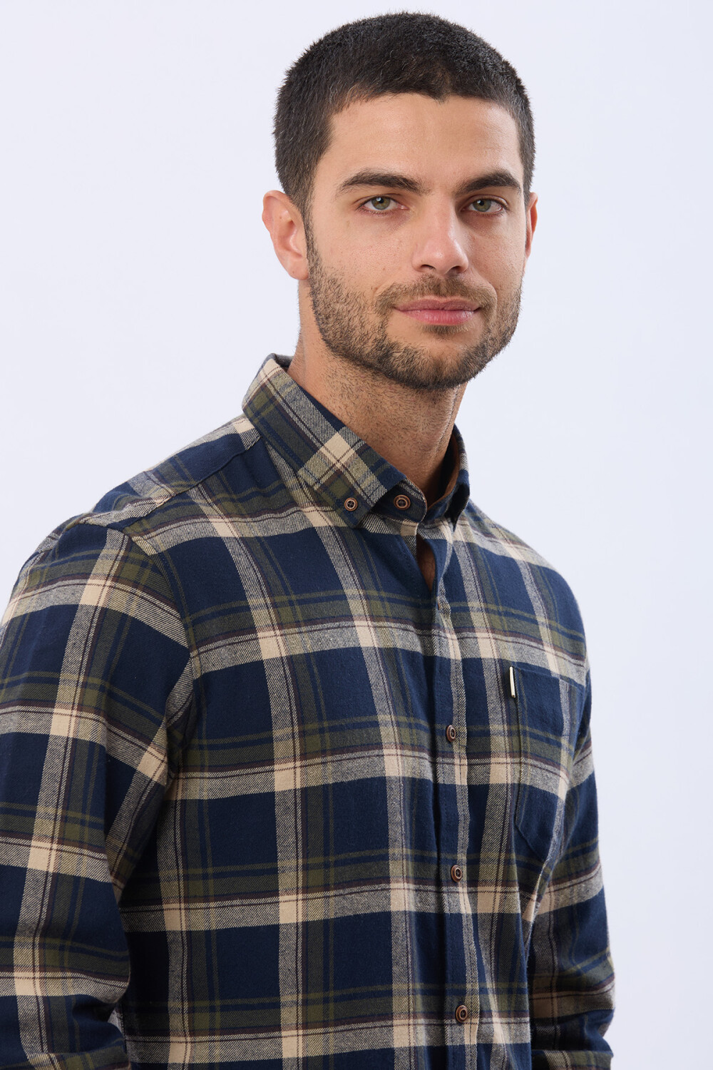 CAMISA DE VIYELA Verde