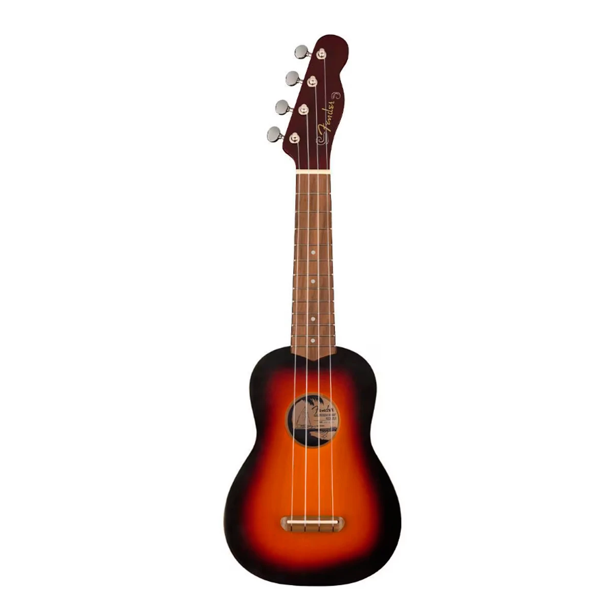 UKELELE FENDER VENICE SOPRANO SUNBURST 