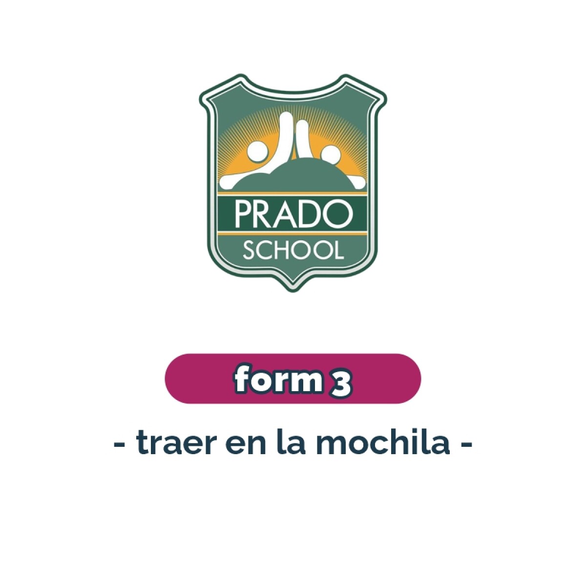 Lista de materiales - Primaria Form 3 Prado School 