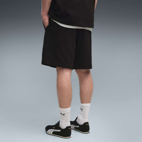 Short Ess Elevated Relaxed Material 8'' De Hombre Negro