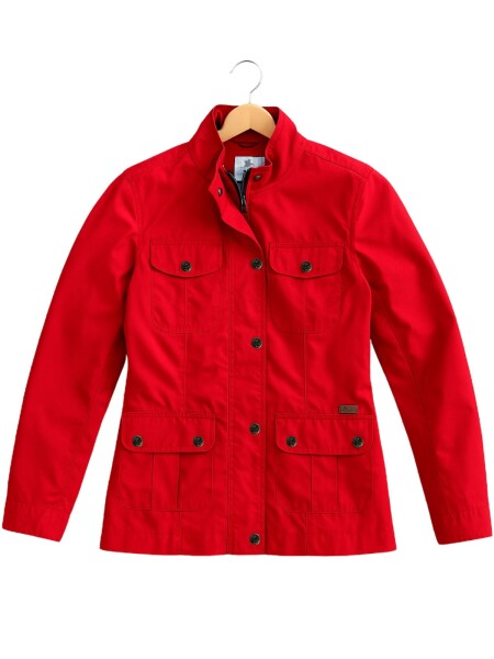 Campera Impermeable bagual Roja