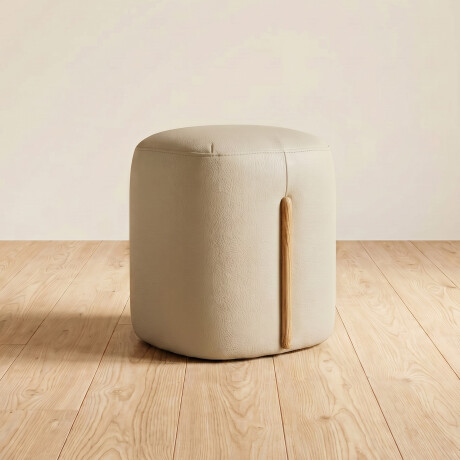 PUFF CUERO-100-NATURAL NATURAL-BEIGE MALTA ARENA