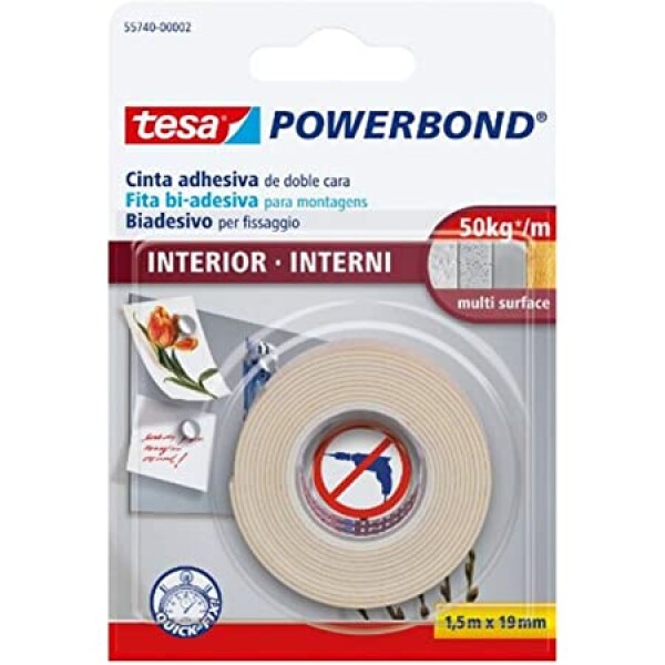 Cinta Doble Cara Para Interiores 19mm x 5m Tesa Cinta Doble Cara Para Interiores 19mm x 5m Tesa