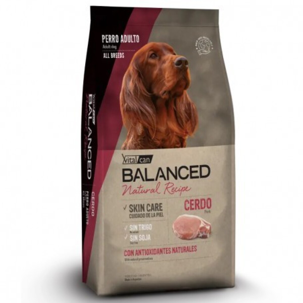 ALIMENTO PERROS BALANCED NATURAL CERDO 3KG 
