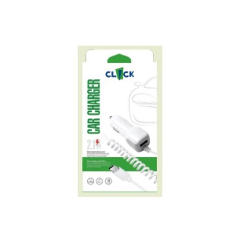 Cargador de Celulares para Auto Click Micro 2A + 1 USB 001