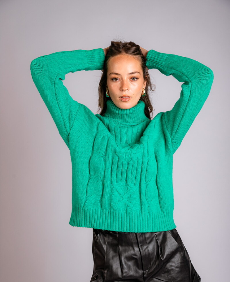 Polera Paz verde