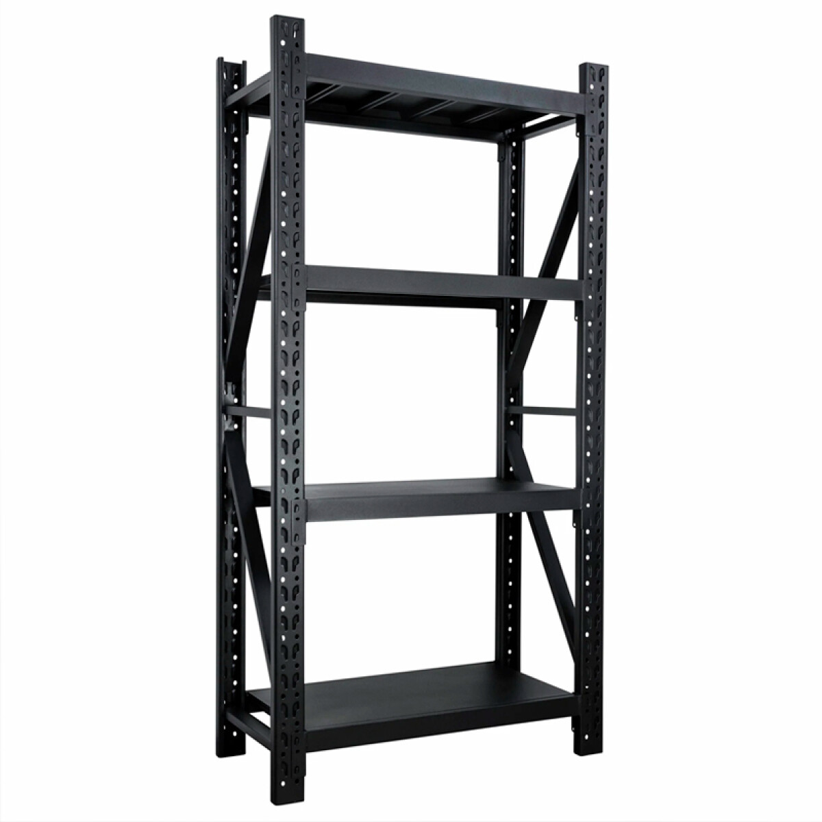 Estanteria Metalica Reforzada Negro 100x60x200 cm 