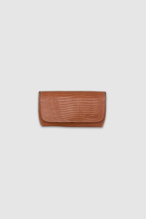 Portalentes con broche Iguana Coral