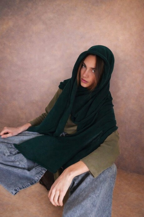 Pashmina PUR Verde Ingles