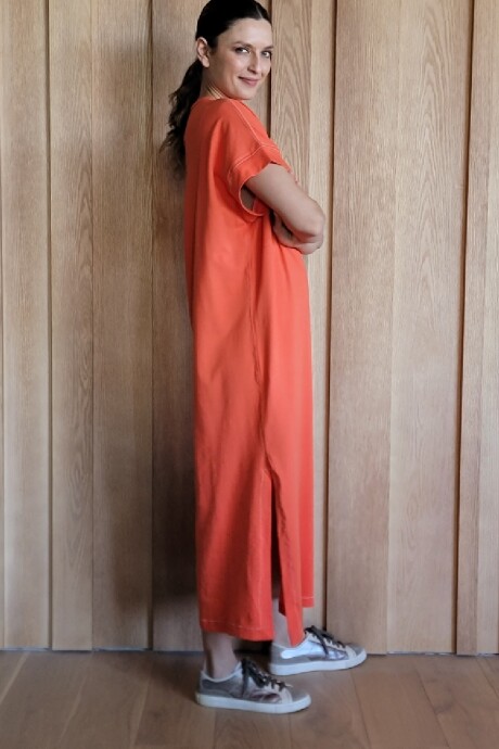 Vestido Agapanto Naranja