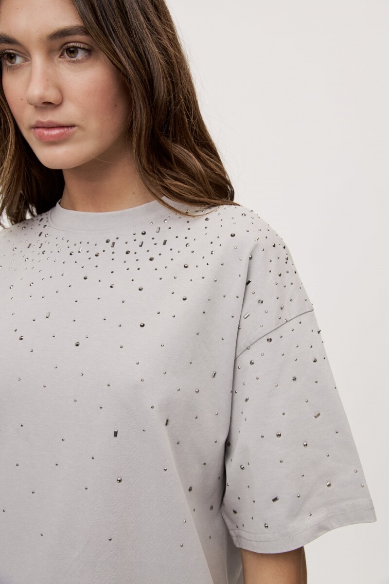 REMERA ALEKSANDER Gris Claro