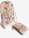 Porta Cosméticos Set por 2 Set De Porta Cosméticos Con Estampa Floral - Estampado Flores