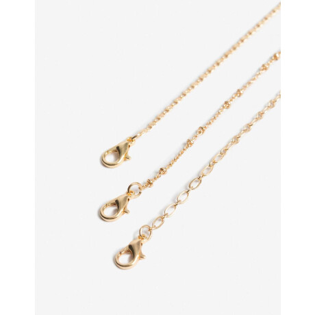 Set De Mix Collares Dorado