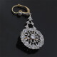 Caravanas En Oro 18K, Platino Con Brilliantes Y Diamantes Caravanas En Oro 18K, Platino Con Brilliantes Y Diamantes