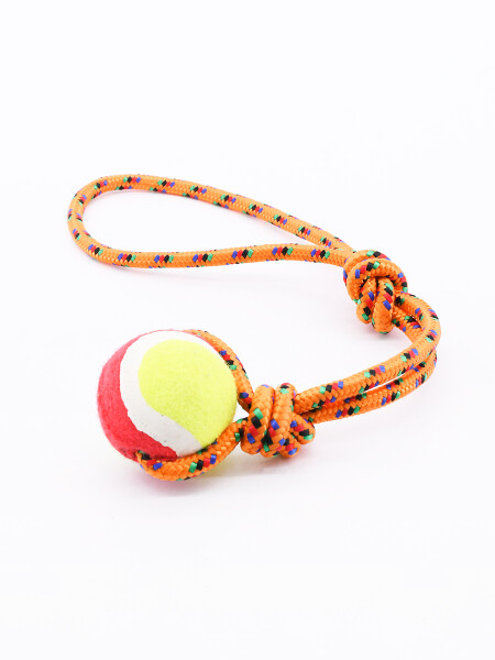 CUERDA CON PELOTA ROJO