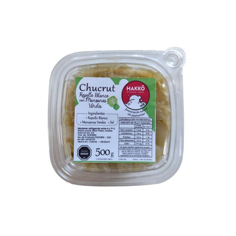 Chucrut repollo Blanco Con Manzana Hakko 500g Chucrut Bco C/manz Clara 1/2k