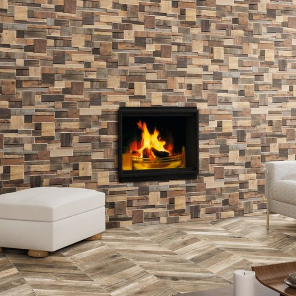 PORCELANATO MULTISIZE PALLET TOBACCO "A" 31X56 CM Porcelanato Multisize Pallet Tobacco "a" 31x56 Cm