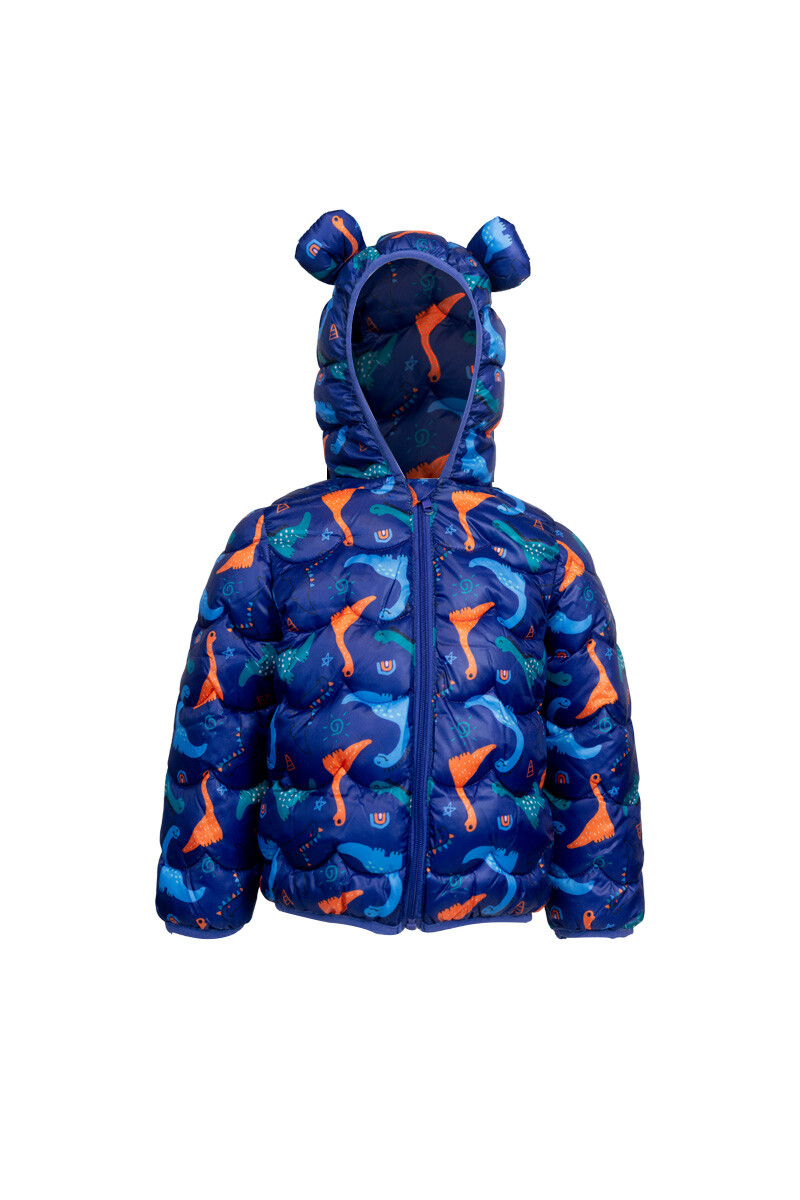 Campera estampada - Azul marino 