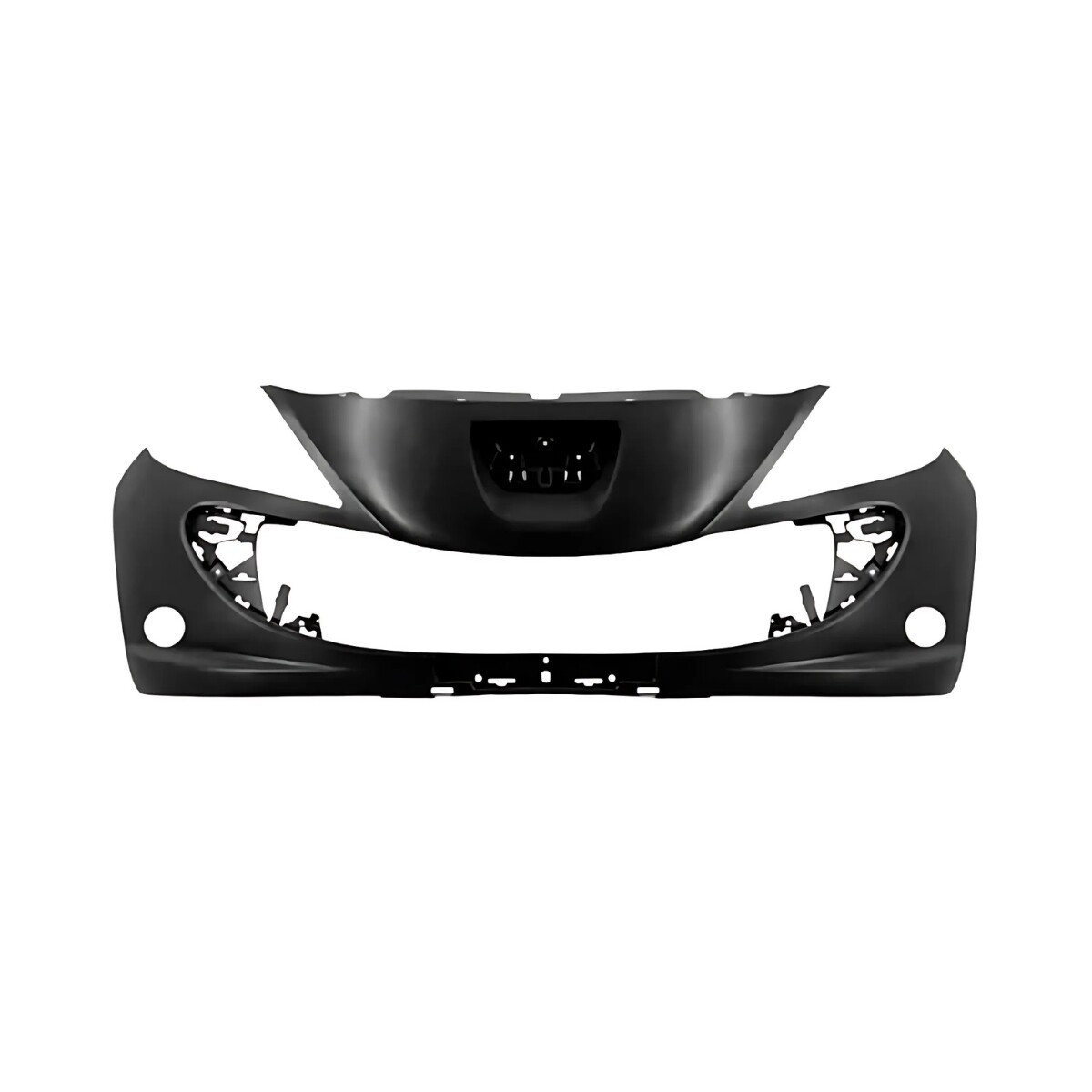 PARAGOLPE DELANTERO NEGRO LISO CON AGUJERO CAMINERO 