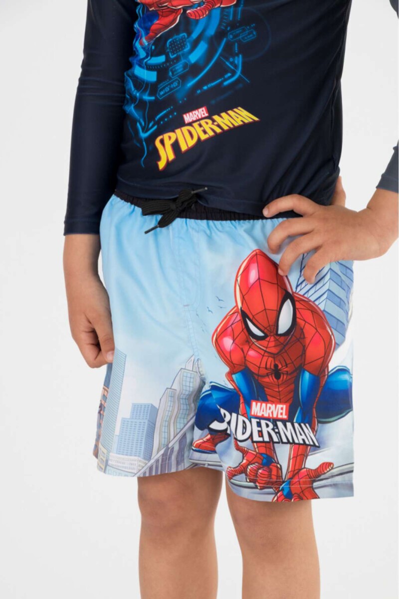 Boy short new spider 6-36m / 4-8a - Spiderman a 