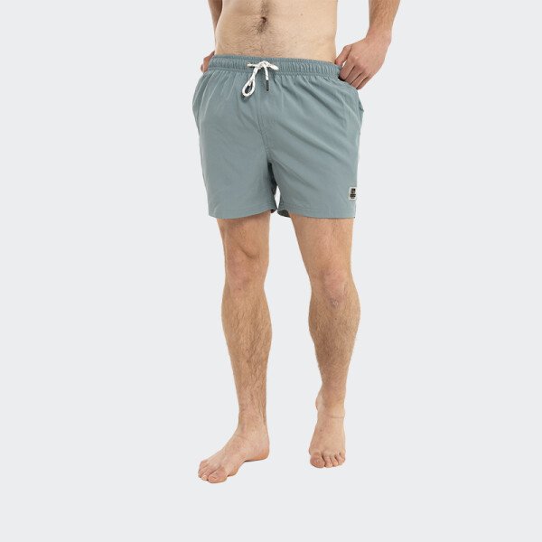 Short Reef Swim Liso Azul