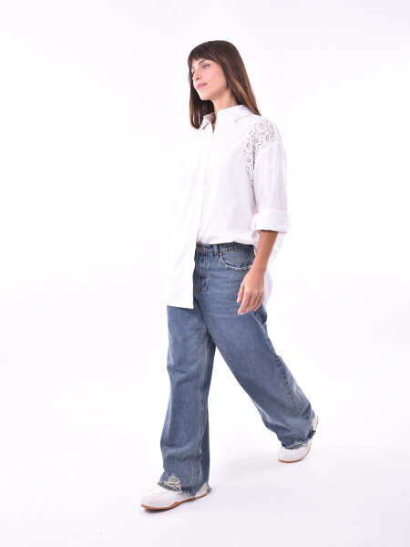 CAMISA MOMBAI BLANCO