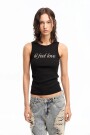 MUSCULOSA LOVE Negro