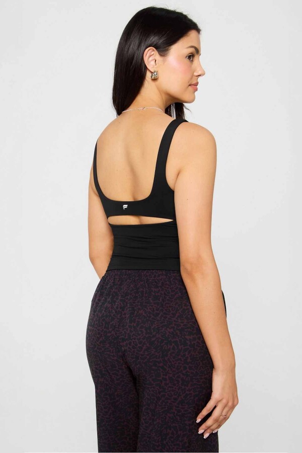 Top PureLuxe Built-In Bra Mujer Black