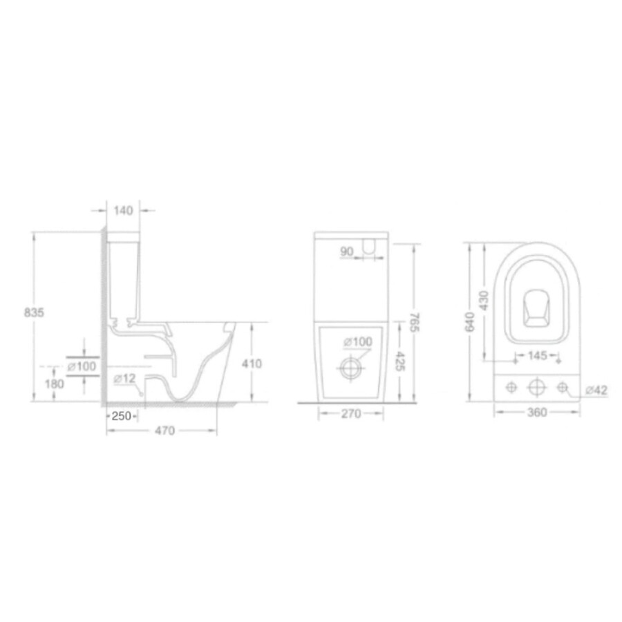 Inodoro Largo New Sevilla Inodoro Largo New Sevilla