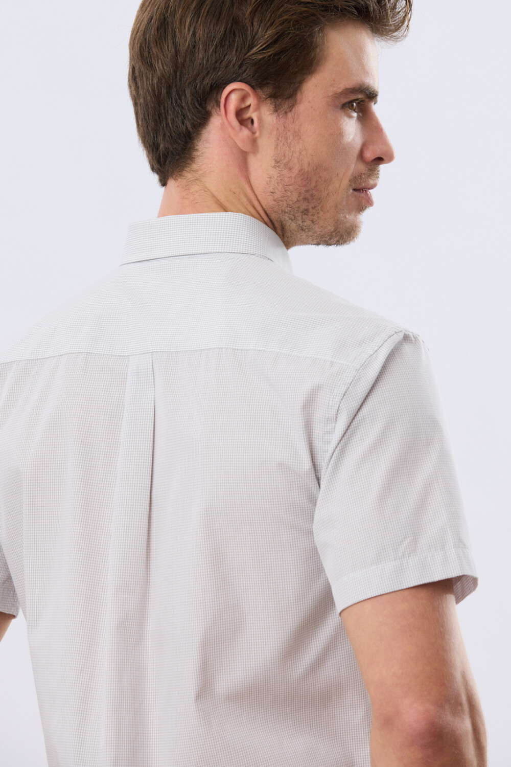 CAMISA CUADROS Gris