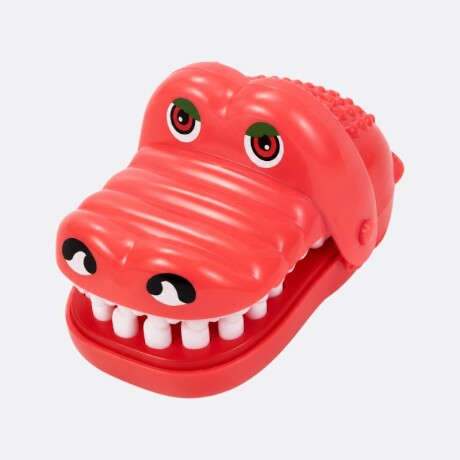 Juego Infantil Animales Dientudos Cocodrilo Rojo