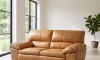 Sillón 100% Cuero - 2 Cuerpos Premium Camel