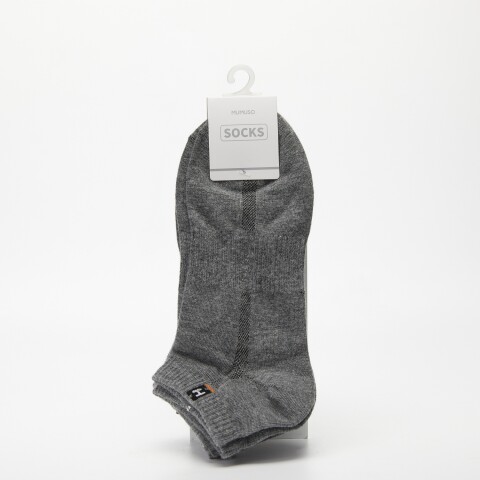 CALCETINES BAJOS PARA HOMBRE (3 PARES/GRIS) CALCETINES BAJOS PARA HOMBRE (3 PARES/GRIS)