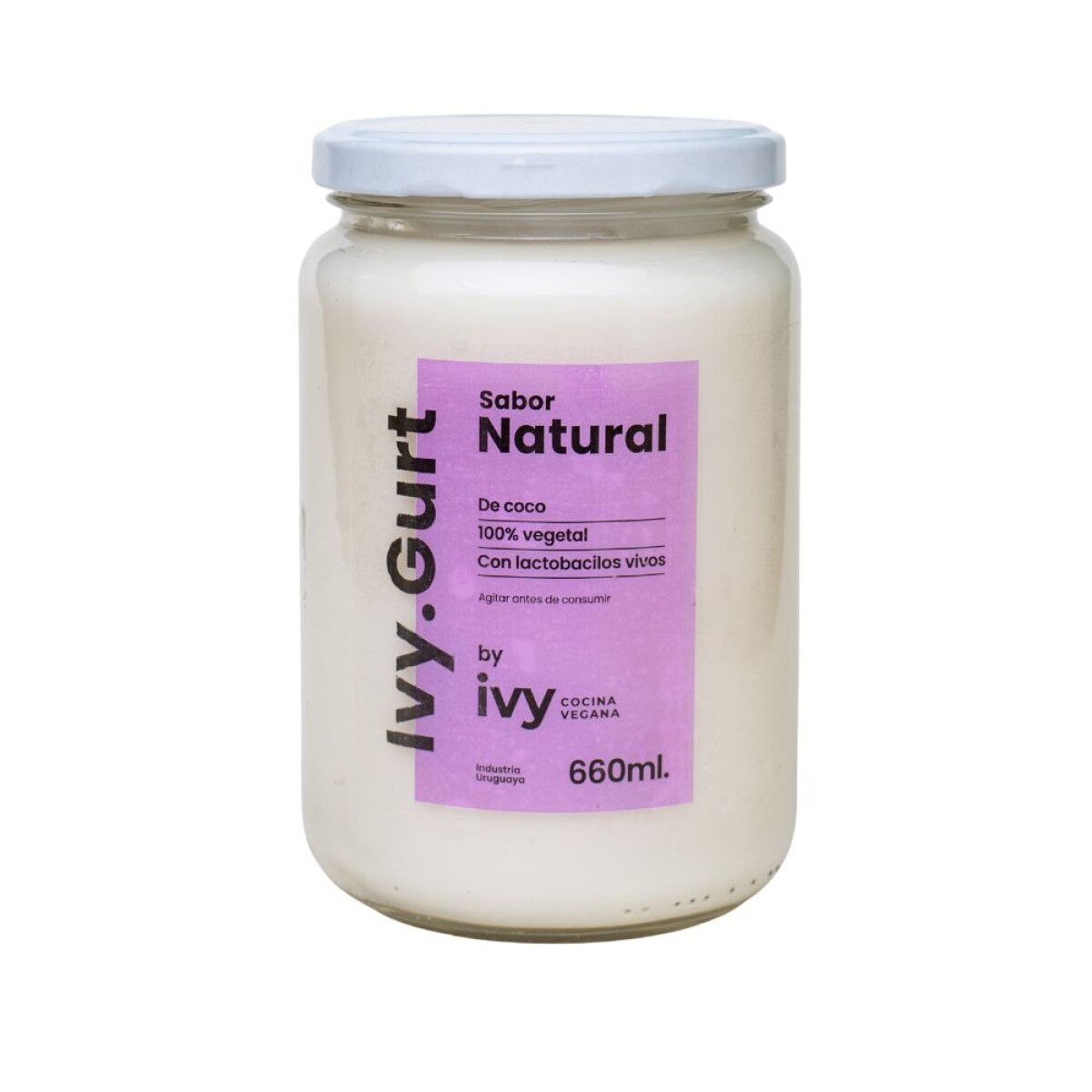 Yogurt Natural Vegano Ivy 600ml 