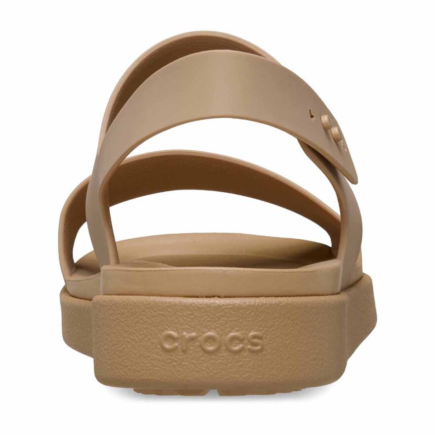 Sandalias Crocs Brooklyn Backstrap Low Low W Mujer Cashew