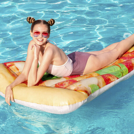 Colchoneta Bestway Inflable Pizza Para Piscina 188cm Colchoneta Bestway Inflable Pizza Para Piscina 188cm