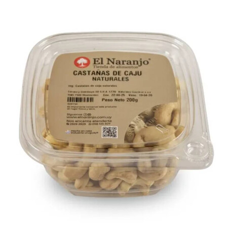 Castañas de Caju El Naranjo 200 Grs Naturales