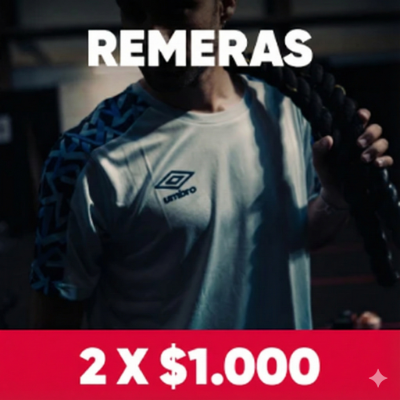 Remeras 2x$1000