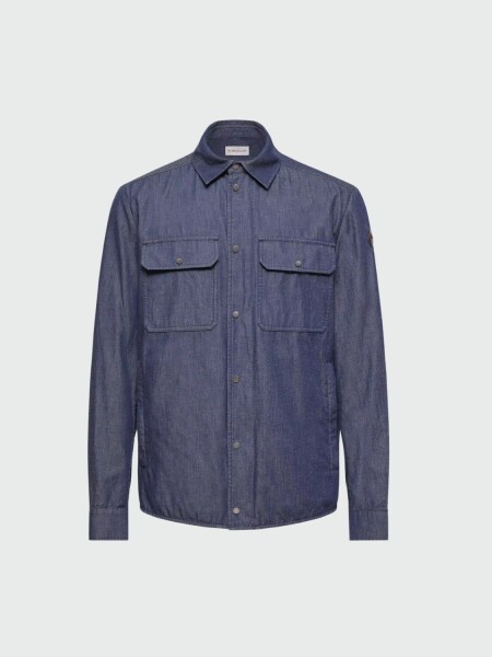 MONCLER - Camisa Jean Alta Automática
