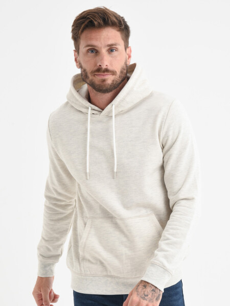 Hoodie deportivo Gris claro melange