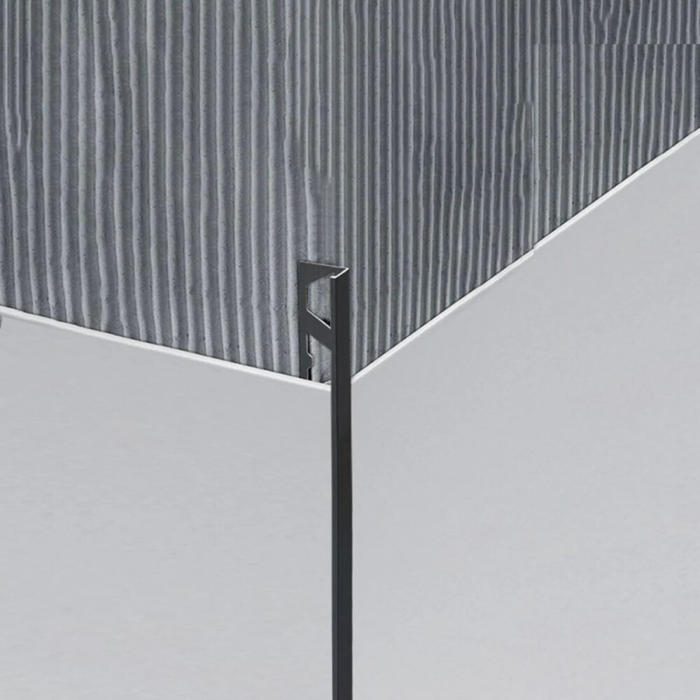 Varilla en L Aluminio 2,5 mm x 10 mm x 2,5 m Negro Varilla En L Aluminio 2,5 Mm X 10 Mm X 2,5 M Negro