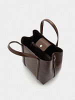 Bolso Tote Con Bandolera M marron